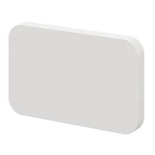 Lot de 2 poignées blanches mates GoodHome Atomia taille petite