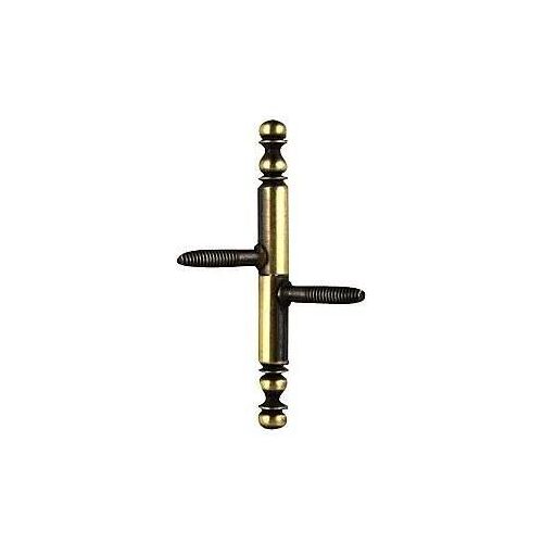 Fiche tourillon vieux laiton 8 x 56 mm