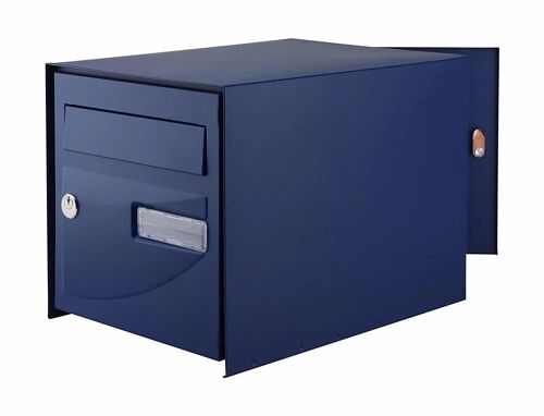 Boîte aux lettres double face Decayeux Probat bleu RAL 5003