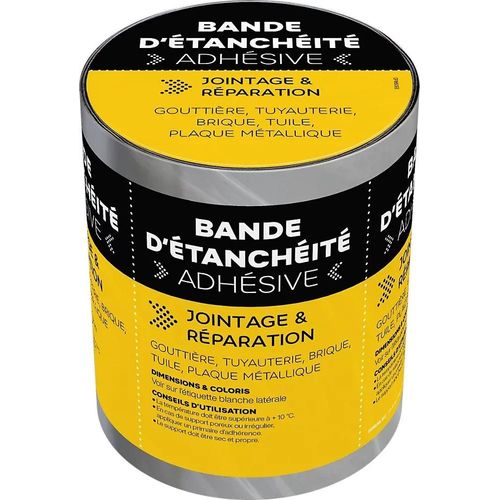 Bande d'étanchéité Soprema aluminium 15cm x 5m, ép. 1.1mm