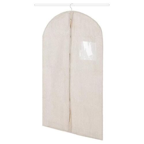 Housse de rangement pour vêtement Compactor Nancy beige H. 100 x L. 60 cm