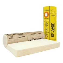 Laine de verre Combles perdus et Plafonds ISOVER ép.240 mm - Rouleau kraft 1,2 x 3,5 m R. 6 m².K/W