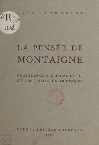 La Pensée De Montaigne