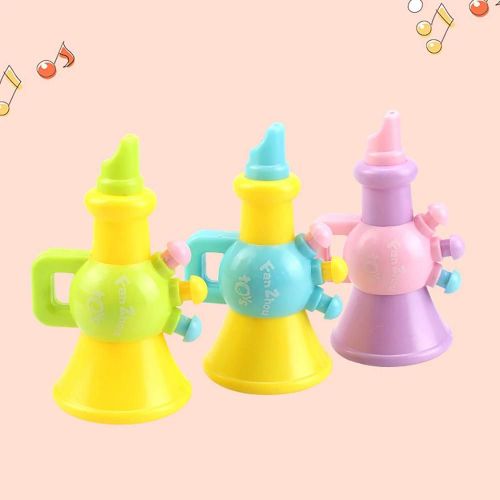 dessin animé Mini bébés jouer cor éducation musicale précoce instrument trompette jouet
