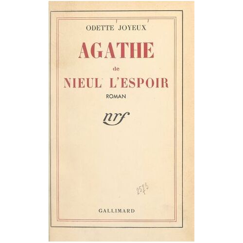Agathe De Nieul L'espoir
