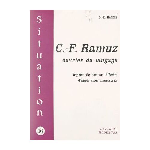 C.-F. Ramuz, Ouvrier Du Langage