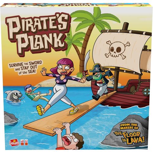 Hamiltion-Planche De Pirate | The Makers Of The Floor Is Lava | Favorise Le Jeu Amusant Et Actif | À Partir De 4 Ans, 2 À 4 Joueurs
