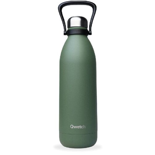 Bouteilles Isotherme Qwetch Granite - Kaki - 1.5l - Qd3139