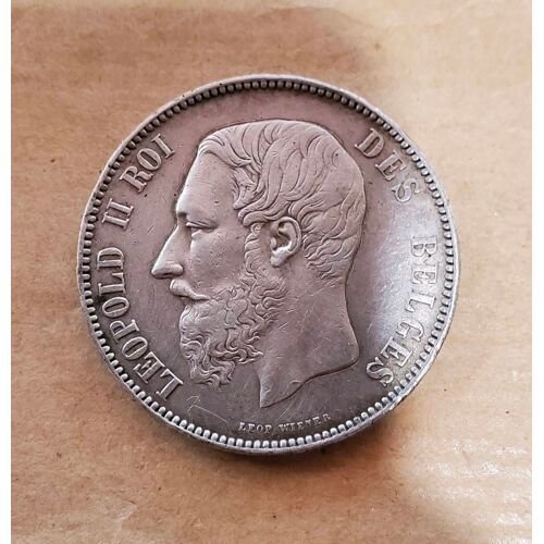 Pièce 2 Francs, Leopold Ii, 1874