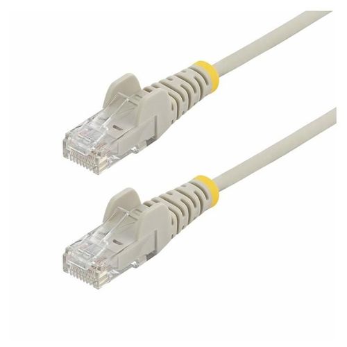 StarTech.com 10m Gray Slim CAT6 Ethernet Cable, Snagless, 28AWG, LSZH - Cordon de raccordement - RJ-45 (M) pour RJ-45 (M) - 10 m - 3.6 mm - UTP - CAT 5/5e/6 - IEEE 802.3bt - sans halogène, sans...