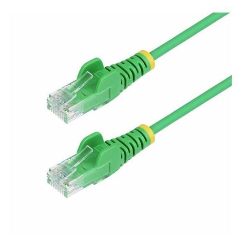 StarTech.com 5m Green Slim CAT6 Ethernet Cable, Snagless, 28AWG, LSZH - Cordon de raccordement - RJ-45 (M) pour RJ-45 (M) - 5 m - 3.6 mm - UTP - CAT 5/5e/6 - IEEE 802.3bt - sans halogène, sans...