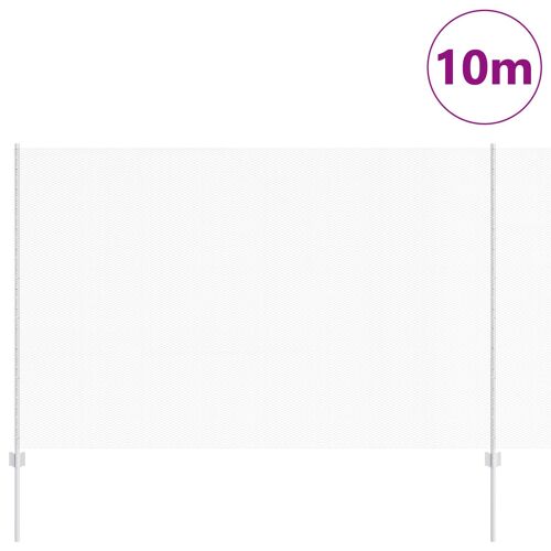 Poteaux De Clôture Vidaxl 10 Pcs U-Channel 160 Cm En Acier Galvanisé, Clôture Hexagonale Vidaxl 1,6x10 M En Acier Galvanisé