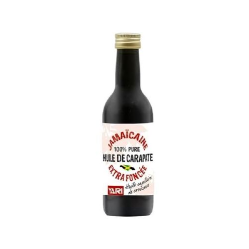 Huile De Carapate Extra Foncée 100% Pure Pour Le Corps Et Les Cheveux 250 Ml 