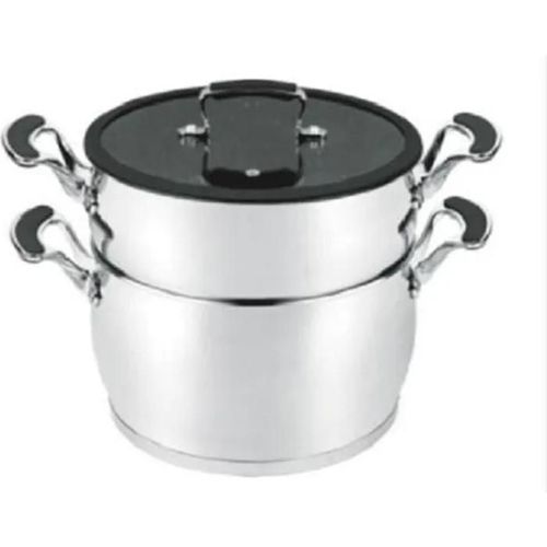 Couscoussier - Inox - 6l - Revêtement Pierre - Compatible Tous Feux - Haute Qualité