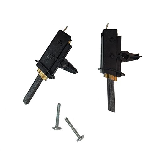 Jeu de 2 charbons moteur d'ori Machine à laver Lave-linge (52X5258 00600883 BRANDT VEDETTE FAGOR THOMSON SANGIORGIO SIEMENS OCEAN BOSCH MASTERCOOK CRYSTAL CANDY TUCSON BLOMBERG EDESA GORENJE SAUTER DE