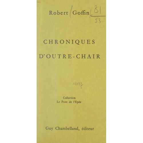 Chroniques D'outre-Chair