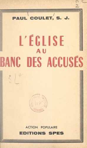 L'église Au Banc Des Accusés