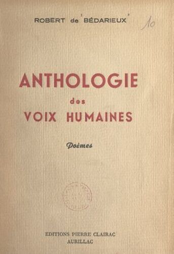 Anthologie Des Voix Humaines