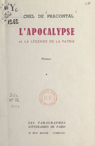 L'apocalypse Et La Légende De La Patrie