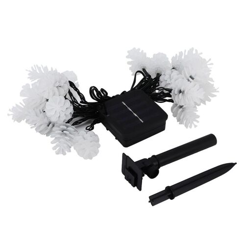 Lampes Étanches À Énergie Solaire De 6,5 M Avec 30 Led De Style Pomme De Pin Goodnice