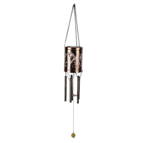 Lampe Solaire Suspendue Étanche Avec Carillon Éolien Solaire Goodnice