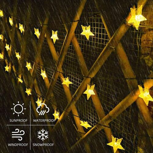 Guirlande Lumineuse Solaire Extérieure 7m 50 Led 10m 100 Led Goodnice