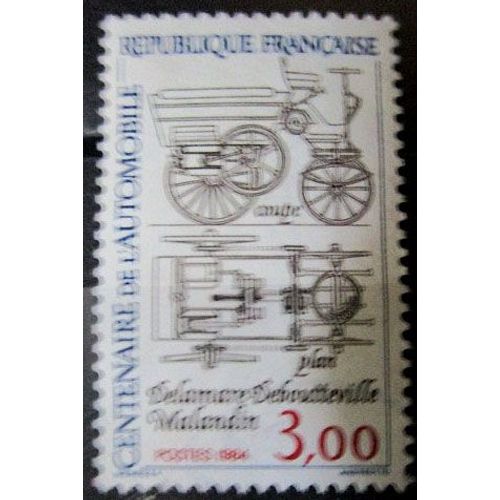 1984. F2341: Centenaire De L'Automobile.