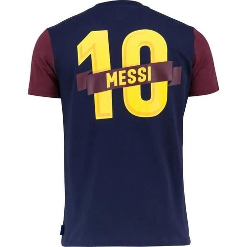 8 Ans - T-Shirt - Fc Barcelone - Lionel Messi - Taille Enfant - Manches Courtes - 100% Coton