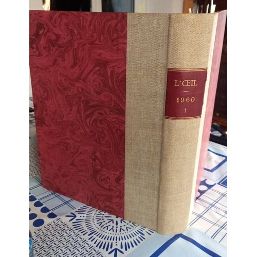 Reliure Collection 6 Magazines D'Art "L'Oeil" 1er Semestre 1960