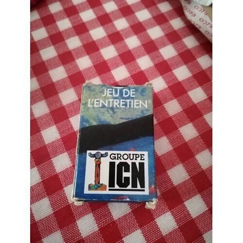 Jeu De L'Entretien. Groupe Icn. 64 Cartes. Jeu De Cartes.