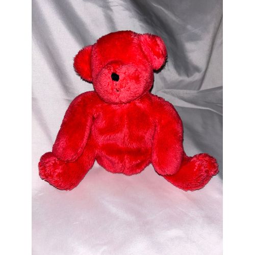 Doudou Dpam Ours Rouge Assis