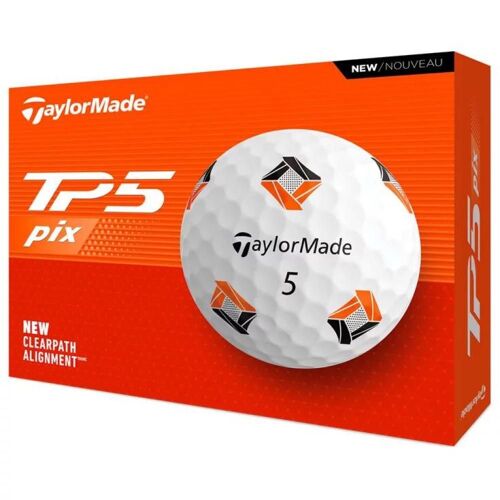 Boite De 12 Balles De Golf Taylormade Tp5 Pix New