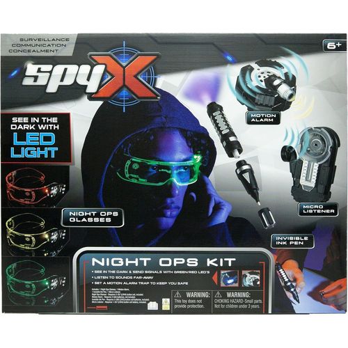 Spyx Night Ops Kit For Kids 4 Piece Set For Spy Missions In The Dark