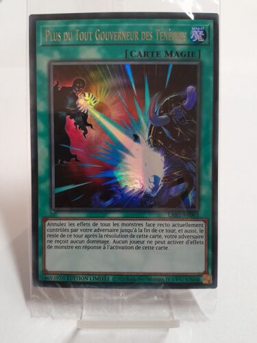 Yu Gi Oh Lart Fr063 Plus Du Tout Gouverneur Des Ténèbres Ultra Rare