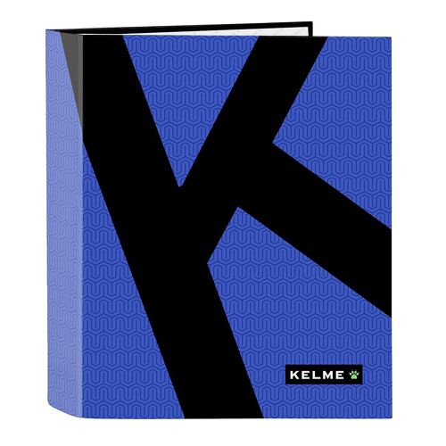 Reliure À Anneaux Kelme Bleu Royal Noir A4 27 X 33 X 6 Cm