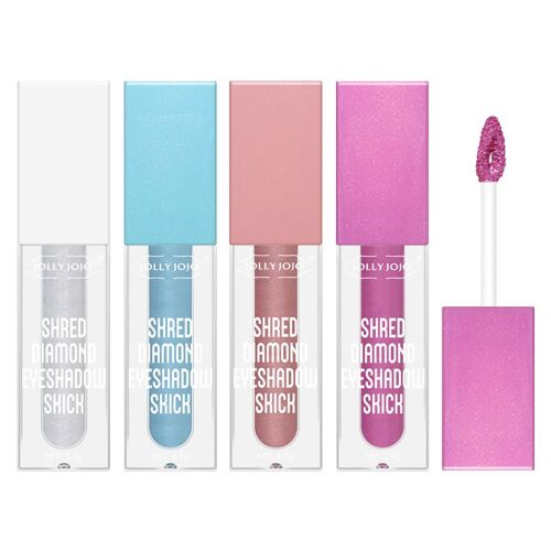 Ensemble De Fard À Paupières Liquide 4 Gammes De Couleurs Nacré 