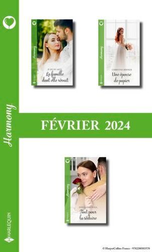 Pack Mensuel Harmony - 3 Romans (Février 2024)