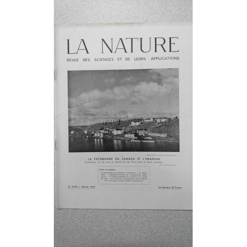 La Nature N° 3139 / Février 1947