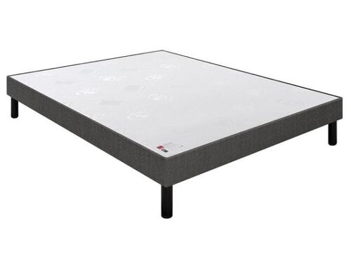 Sommier 120 x 190 Voyage tissé gris fumé 1219