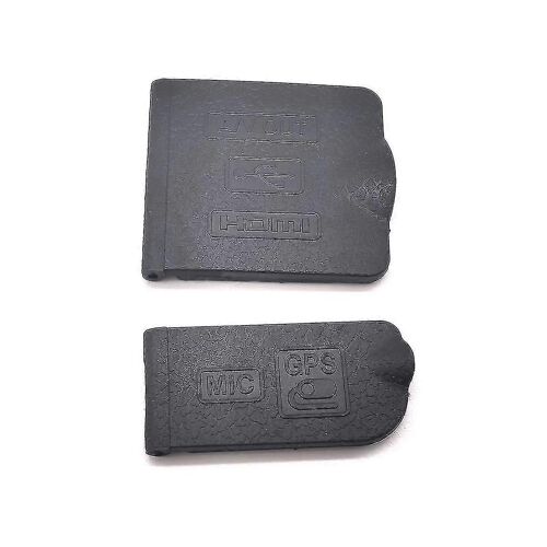 1set Av Out / -Compatible / Couvercle Latéral En Caoutchouc De Micro Compatible Avec D7000 D850 Réparation De Caméra En Caoutchouc Usb