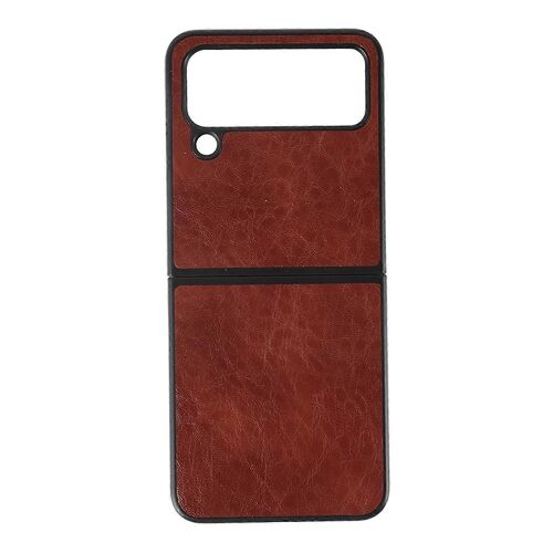 Coque de téléphone pliante Coque de protection en cuir PU Doublure souple compatible avec Samsung Galaxy Z FLIP 4 B