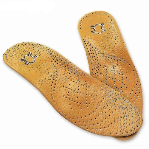 Semelle Intérieure En Cuir De Haute Qualité Pieds Plats Support De Voûte Plantaire Coussinets De Chaussure
