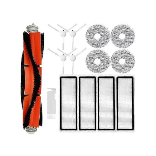 De Xiaomi S10+ / S10 Plus Roboter-Staubsauger-Ersatzteile Zubehr Hauptseitenbrste Hepa-Filter Mopp Lappen+(b
