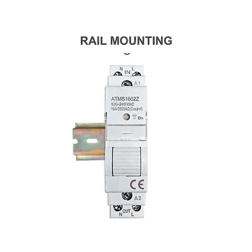 Tuya Smart Life ZigBee 16A Din Rail 1P Commutateur KWh Mètre avec Moniteur D¿énergie Minuterie Prise en charge Application Télécommande