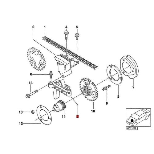 Guides De Chaîne De Distribution 11311722651 Pour 3 5 Series E36 E46 E34 E39 X5 328i 320 323 325 328 330 525 528
