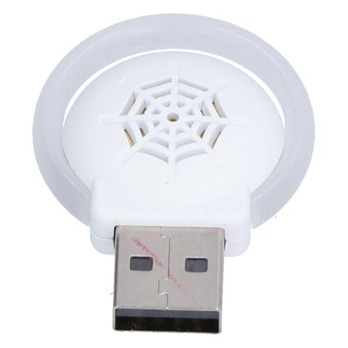 Répulsif antiparasitaire à ultrasons USB 3 niveaux Conversion de fréquence intelligente Protection de l'environnement Répulsif à sourisWhite-YM