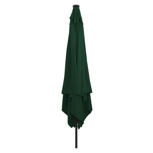 Vidaxl Parasols Et Ombrières Extérieures Vert Polyester, Aluminium Grand