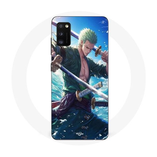 Coque Samsung Galaxy A41 One Piece Roronoa Zoro Epée Manga Anime