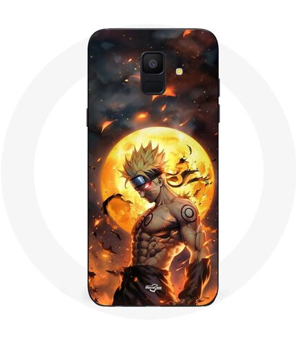Coque Samsung Galaxy A8 2018 Dark Naruto Lune 3d