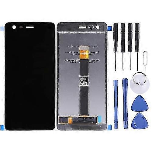Ecran Lcd Tft Compatible Nokia 2 Ta-1029/Ds Avec Ensemble Complet Numériseur